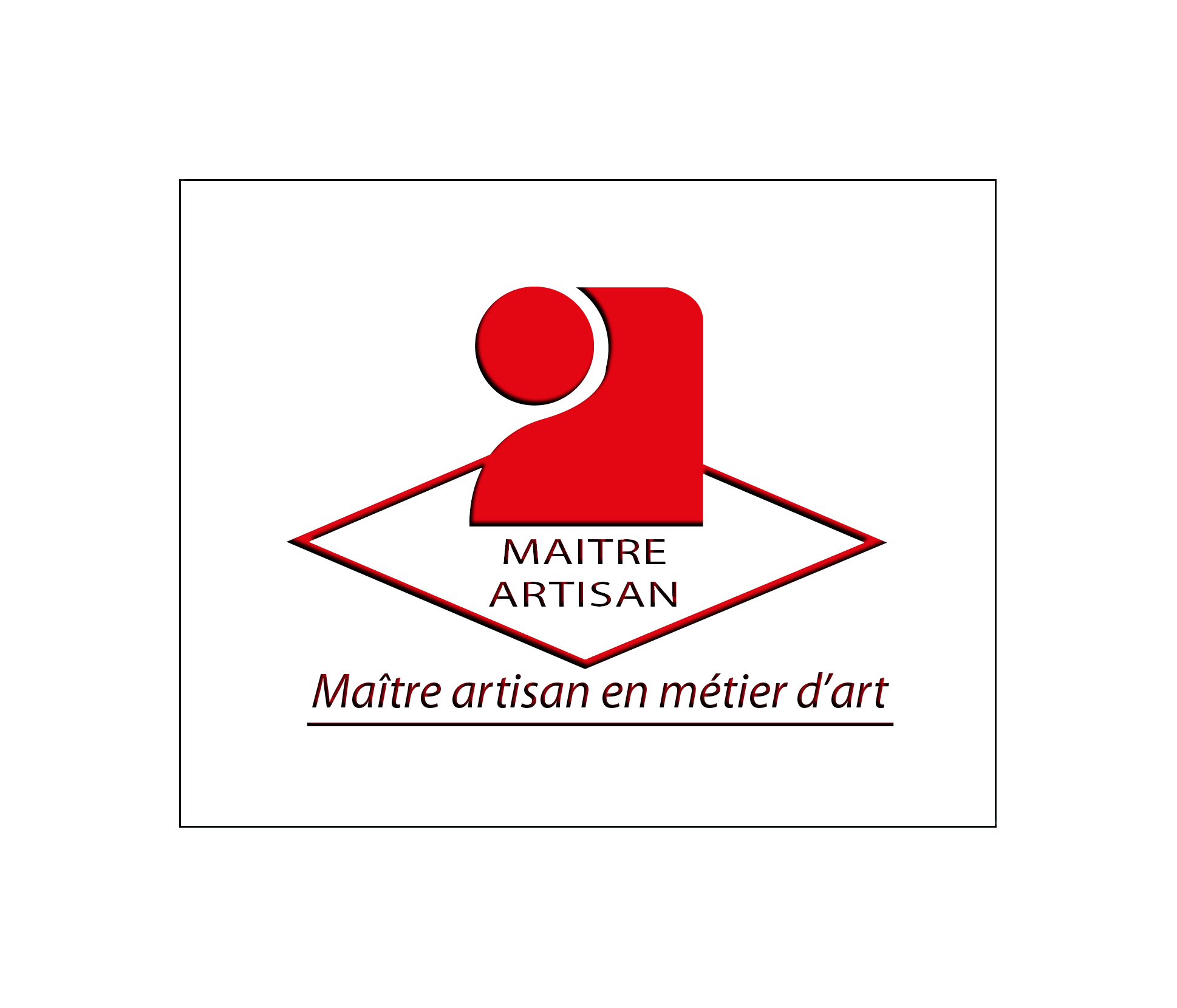  logo  maitre  artisan art fond ffffff cadre blanc Francis 